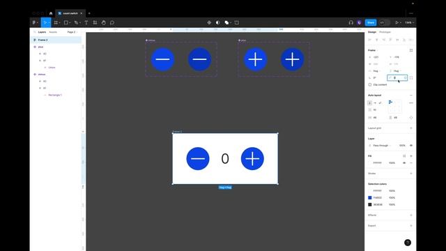 How to create a counter using local variables in Figma | Tutorial смотреть онлайн