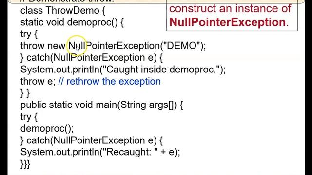 JAVA EXCEPTION HANDLING PART 4 смотреть онлайн