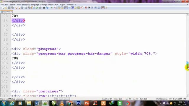 bootstrap-38-progress bar in bootstrap part-2 смотреть онлайн