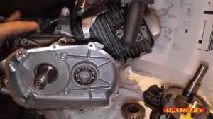 Установка редуктора центробежного сцепления на Lifan 188F