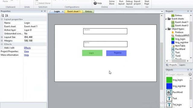 Como criar um sistema de login usando o firebase no construct 2 + CAPX + plugins firebase смотреть онлайн