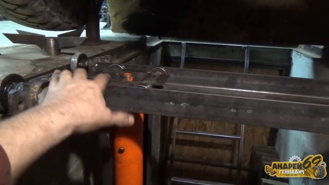 Самодельный подъемник в гаражную яму смотреть онлайн