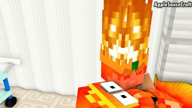 Monster School: GIANT CUTE GIRL ANIMAL RUSH RUN - Minecraft Animation смотреть онлайн