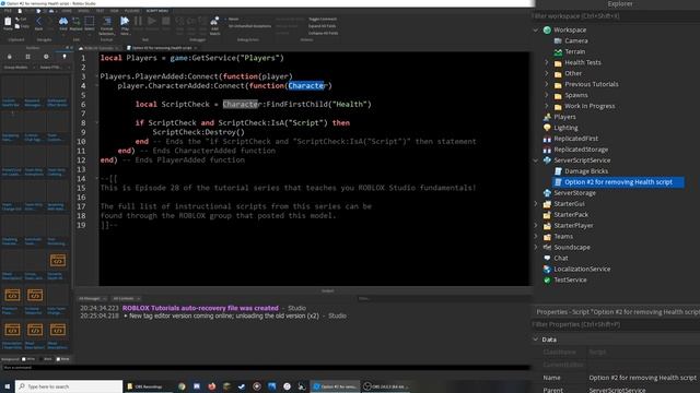 How to Disable Health Regeneration - ROBLOX Studio Tutorial Series [EP 28] смотреть онлайн