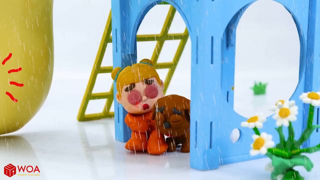 BABY MEETS SUPERHERO IRON HULKBUSTER 💖 Cartoons Play Doh Stop Motion