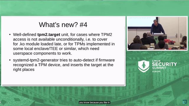 2024-09-17 Linux Security Summit Europe 2024 - Day 2-4 - Hall L3 - Live from Vienna Austria смотреть онлайн