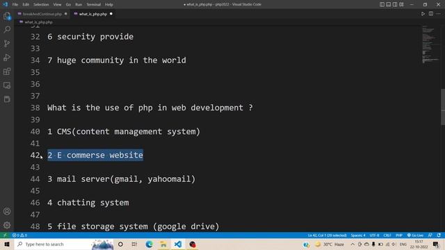 #3 What is PHP | Why learn php | Benefiet of php | Php based Software in the world смотреть онлайн