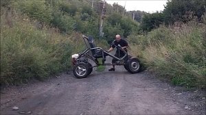 Вариатор на самодельном авто   БАГГИ 2013г