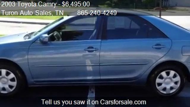 2003 Toyota Camry LE - for sale in Knoxville, TN 37920 смотреть онлайн