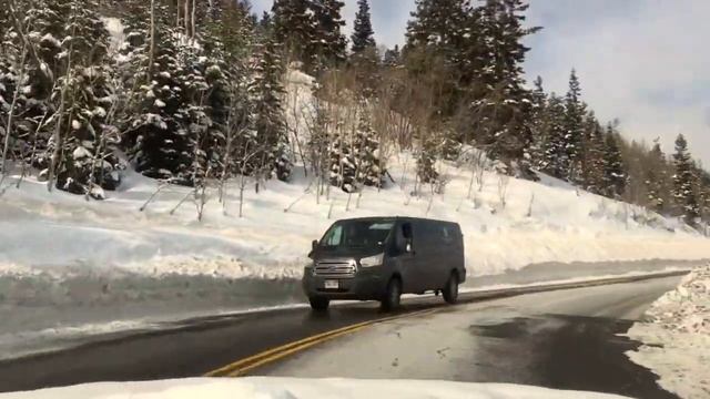 Deep Snowpack Scenic Drive in Park City, UT February 2019 смотреть онлайн