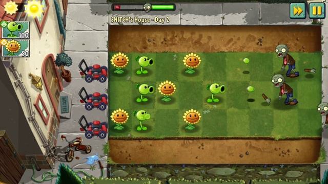 PvZ2 - Starting to defend the garden | Day 2 смотреть онлайн