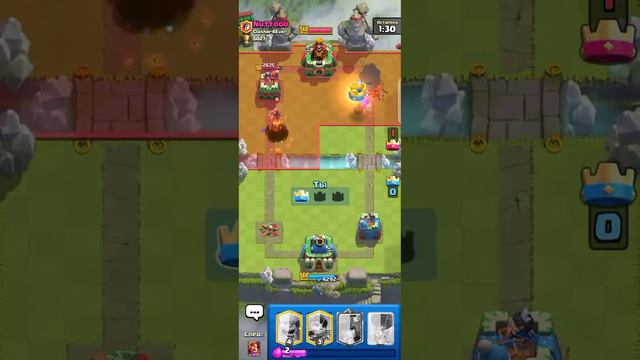 Яросна Вершниця на барані в Clash Royal! смотреть онлайн