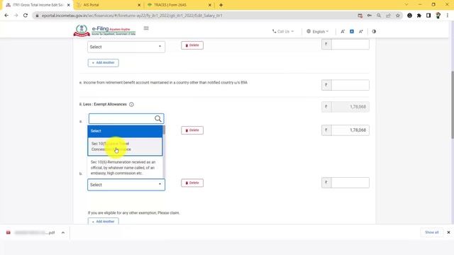 ITR 1 Filing Online for AY 2022-23 | ITR for salaried person | itr kaise bhare in hindi смотреть онлайн
