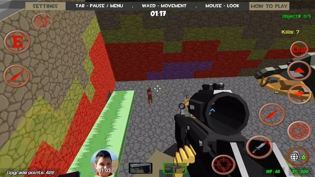 Zombie Arena 3D Survival Offline Mobile PlayThrough смотреть онлайн