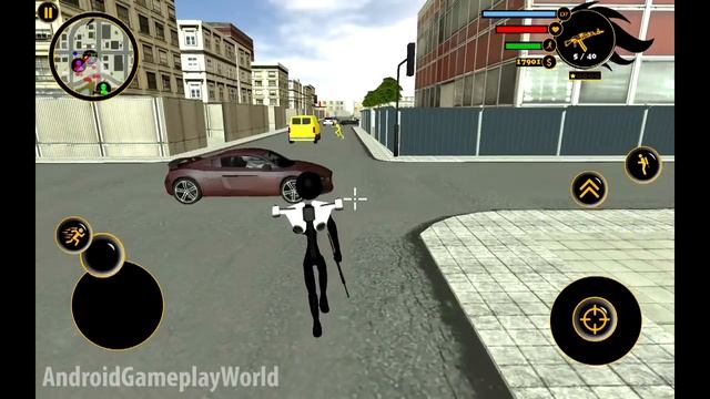 Real Stickman Crime Android Gameplay #7 смотреть онлайн