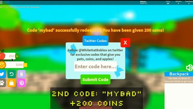 All *New* Twitter Codes in BLOB SIMULATOR! (Roblox) смотреть онлайн