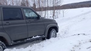 Сравнение проходимости по снегу старого и обновленного УАЗ Патриот