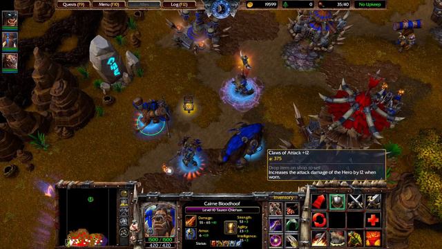Warcraft 3 Reforged [ 12 ] Frozen Throne Rexxar Playthrough смотреть онлайн