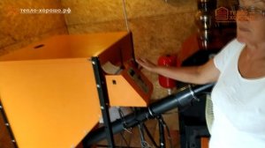 Пеллетная горелка РВ (Общемаш) на котел ЯИК - видео-отзыв, обзор