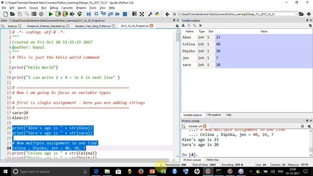 Getting Started with Python (Spyder & Anaconda distribution) download n understand Environment смотреть онлайн