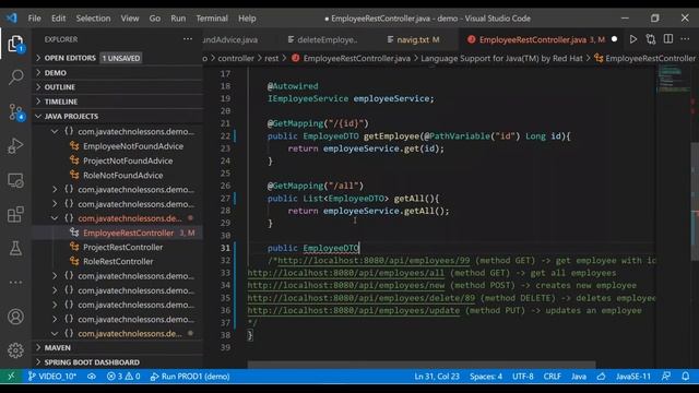 Cómo crear webservices REST en Spring Boot con VSCode - Tutorial en español смотреть онлайн