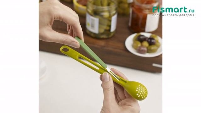 Покупки для кухни | Кухонные аксессуары: обзор Ложка+вилка для солений Joseph Joseph Scoop 10105 смотреть онлайн