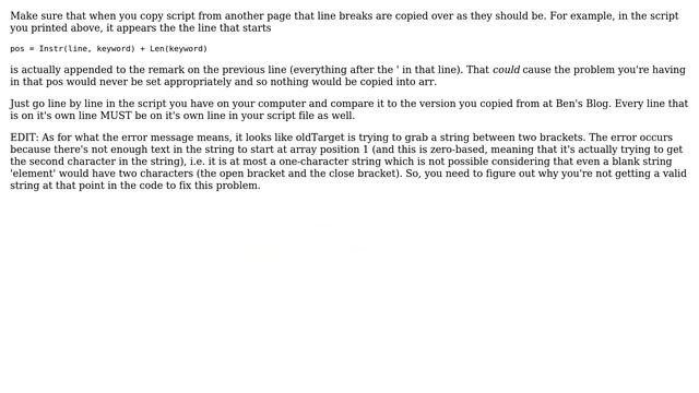 Subscript out of range error in VBScript script (3 Solutions!!) смотреть онлайн
