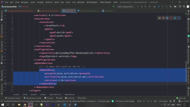 Dockerize Spring Boot App using Maven Plugin смотреть онлайн