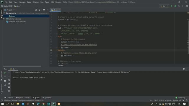 Materi Praktikum Python MySQL Database Access смотреть онлайн