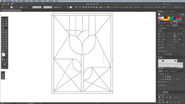 How to Create a Stained Glass Window Effect (Illustrator & Photoshop Tutorial) смотреть онлайн