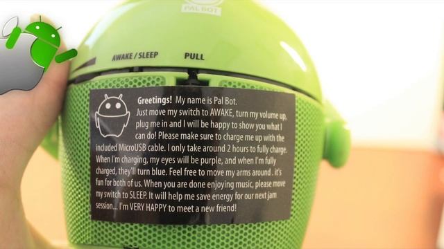 Unboxing Android Robot Speaker PalBot смотреть онлайн