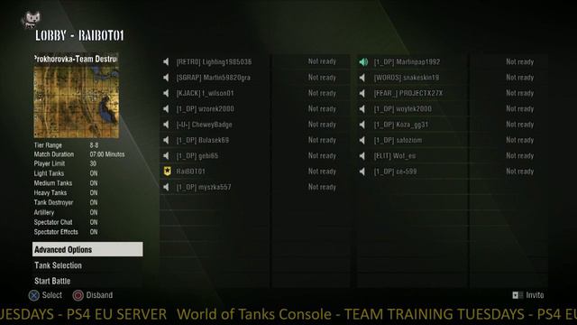 World of Tanks Console Team Training Tuesdays - PS4 EU server смотреть онлайн