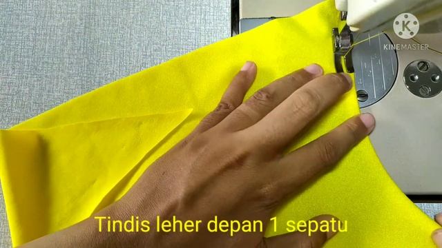 Menjahit Leher V Kombinasi || Handphone Shop || Planet Gadget Bali
