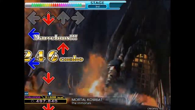 Let's play DDR/StepMania! The Immortals - MORTAL KOMBAT (CHALLENGE) смотреть онлайн