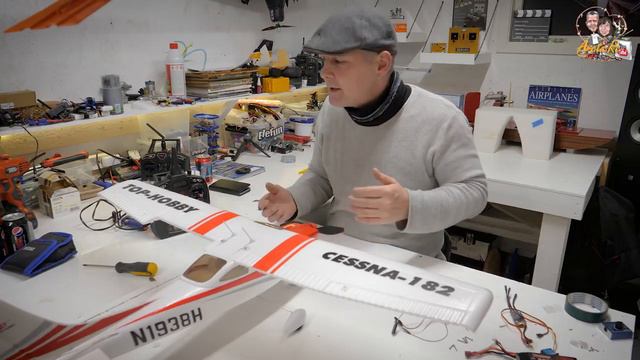 TopRc Hobby Cessna182 Adding flaps Easy mod смотреть онлайн
