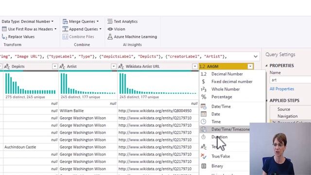 Power BI project - How to create image grids to explore stunning images of art sourced from Wikidat смотреть онлайн