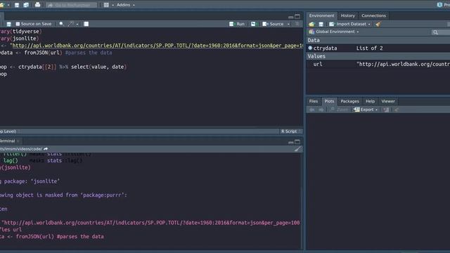 Using JSON APIs with R смотреть онлайн
