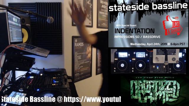 Copy of Stateside Bassline: Live! w/ Special Guest, Indentation смотреть онлайн