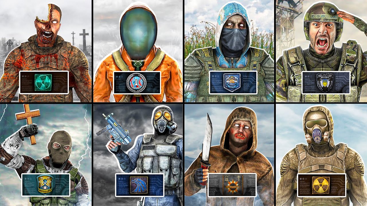 Двадцать сталкерских группировок смотреть онлайн