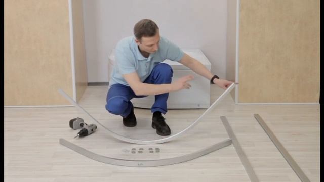 Сборка душевой кабины с гидромассажем Erlit 4510TP-C4 смотреть онлайн