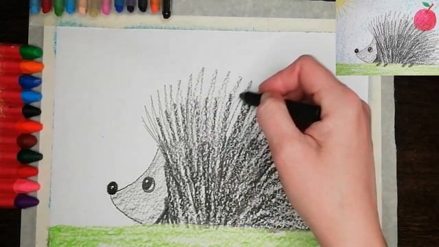 Рисуем ёжика смотреть онлайн