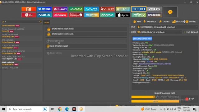 Tecno pop4 Lite Frp unlock tool-one click pop 4 BC1s 32+2 unlock pattern смотреть онлайн