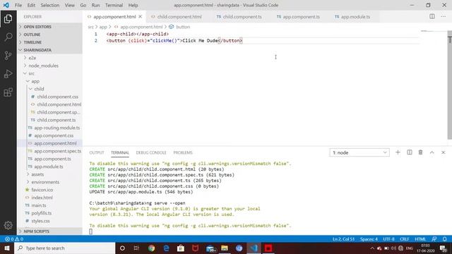 Angular tutorial 8 @ viewChild example смотреть онлайн