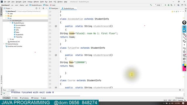 Java inheritance, polymorphism, abstract and interface (Swahili) смотреть онлайн