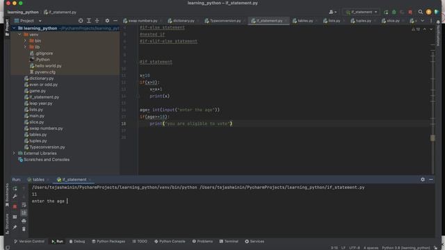 Python for beginners | Python Part 8 :- if statement and if else statements смотреть онлайн
