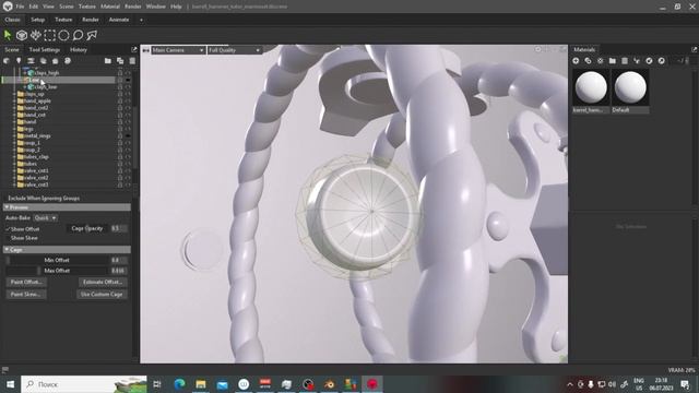 Курс 3D Моделирования для игр | Урок 18 - Запечка/Bake | Blender, Marmoset, Substance Painter