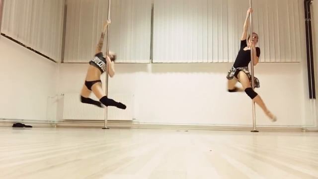 Pole dance choreography - Imagine dragons/Radioactive (Maja Pirc & Teja Burgar) смотреть онлайн