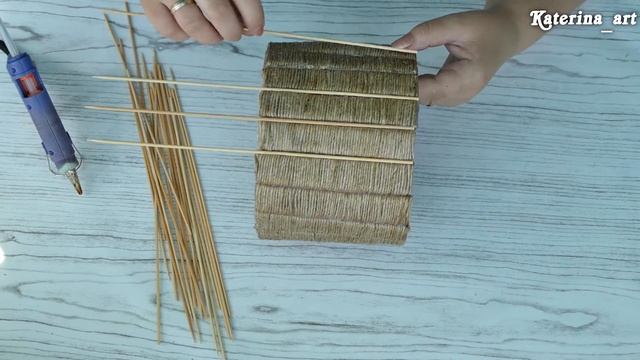 Корзина из джута своими руками/ DIY jute basket смотреть онлайн