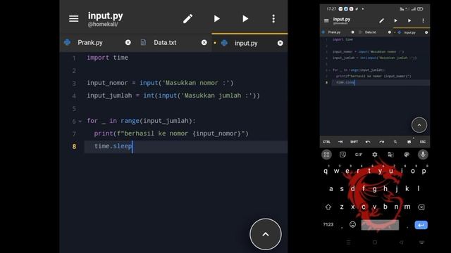 Coding Python! ( Cara membuat script Termux ) @V.Simpel? смотреть онлайн