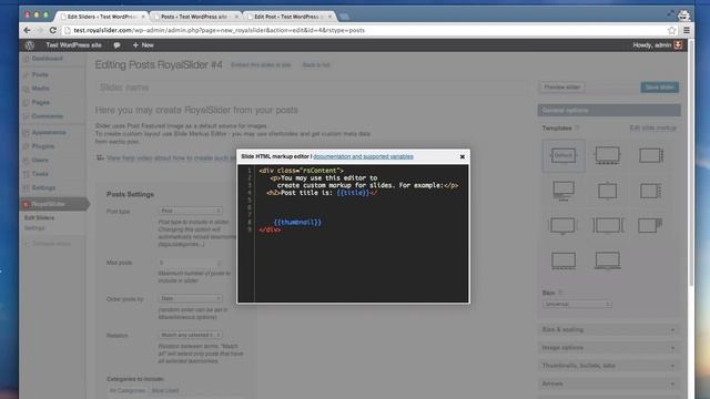 Creating posts content slider form any post type with New RoyalSlider смотреть онлайн